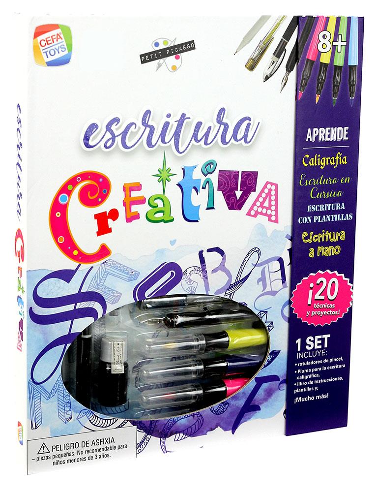 Juego Escritura Creativa Petit Picasso, Para Aprender Caligrafia Y Escritura Artistica A Mano