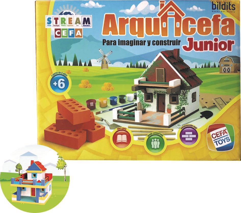 Juego Arquicefa Junior. Construye a partir de tu imaginación.