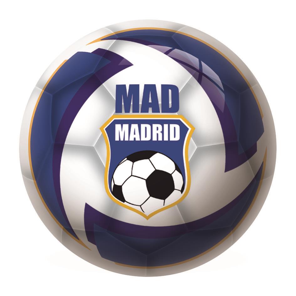 Pelota 230 Mm Madrid (Saco 12 Piezas)