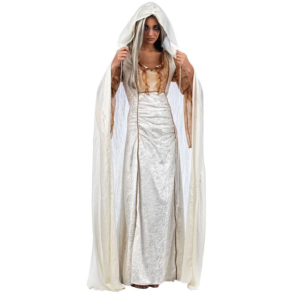 Disfraz Adulto Capa Blanca - Talla M