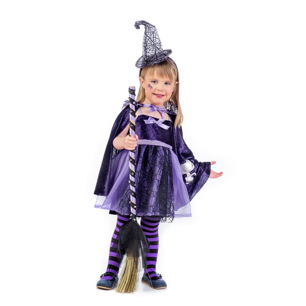 Disfraz Infantil Brujita Arcoiris - Talla 02 (2 Años)