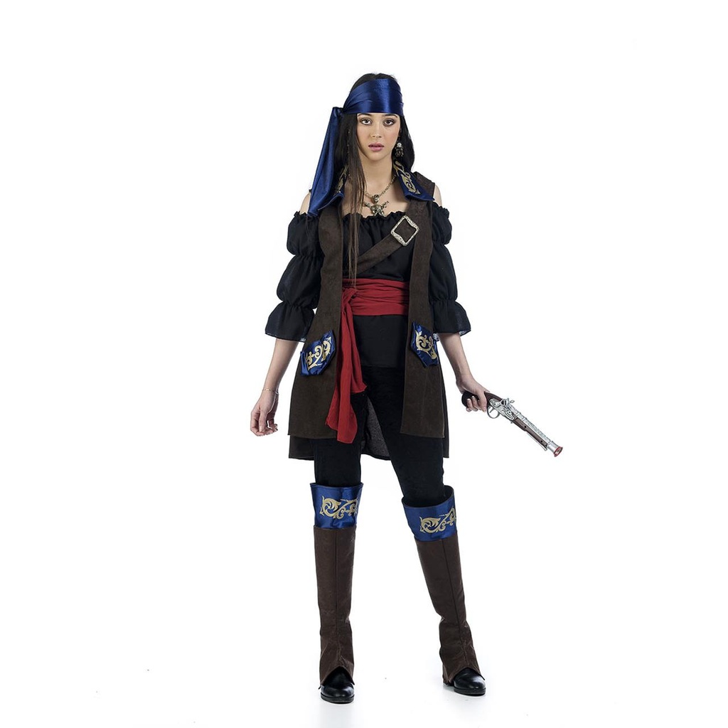 Disfraz Adulto Pirata Corsaria Anne - Talla L