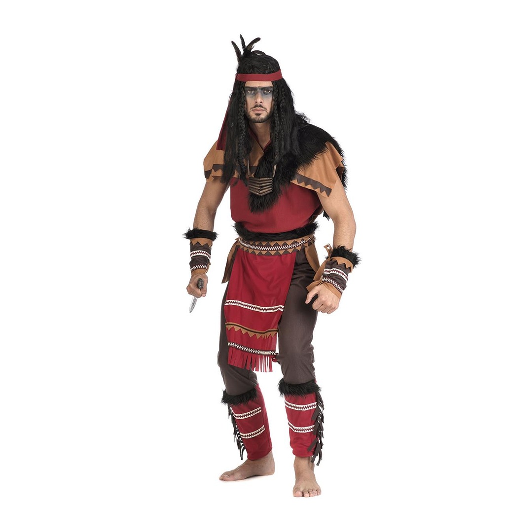 Disfraz Adulto Indio Guerrero Cheyenne - Talla Xl
