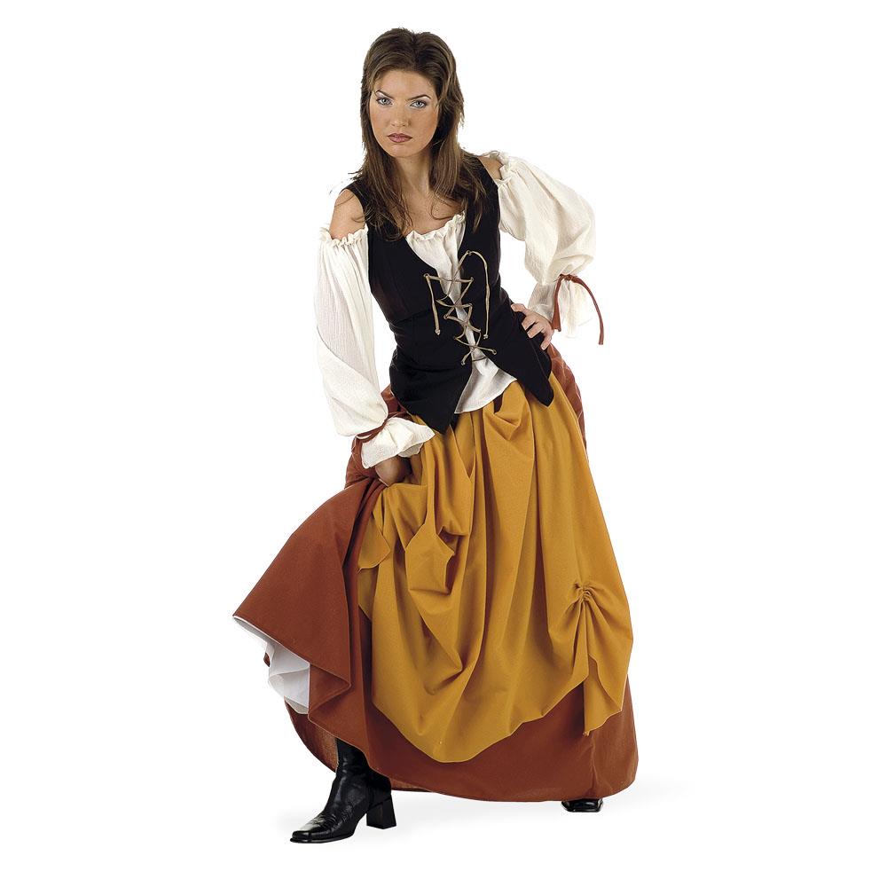Disfraz Adulto Campesina Medieval talla L