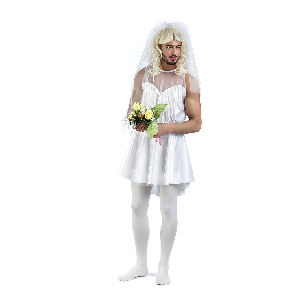 Disfraz Adulto Novia Hombre - Talla L