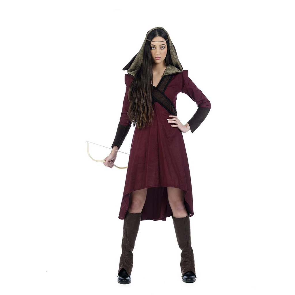 Disfraz Adulto Arquera Medieval - Talla L
