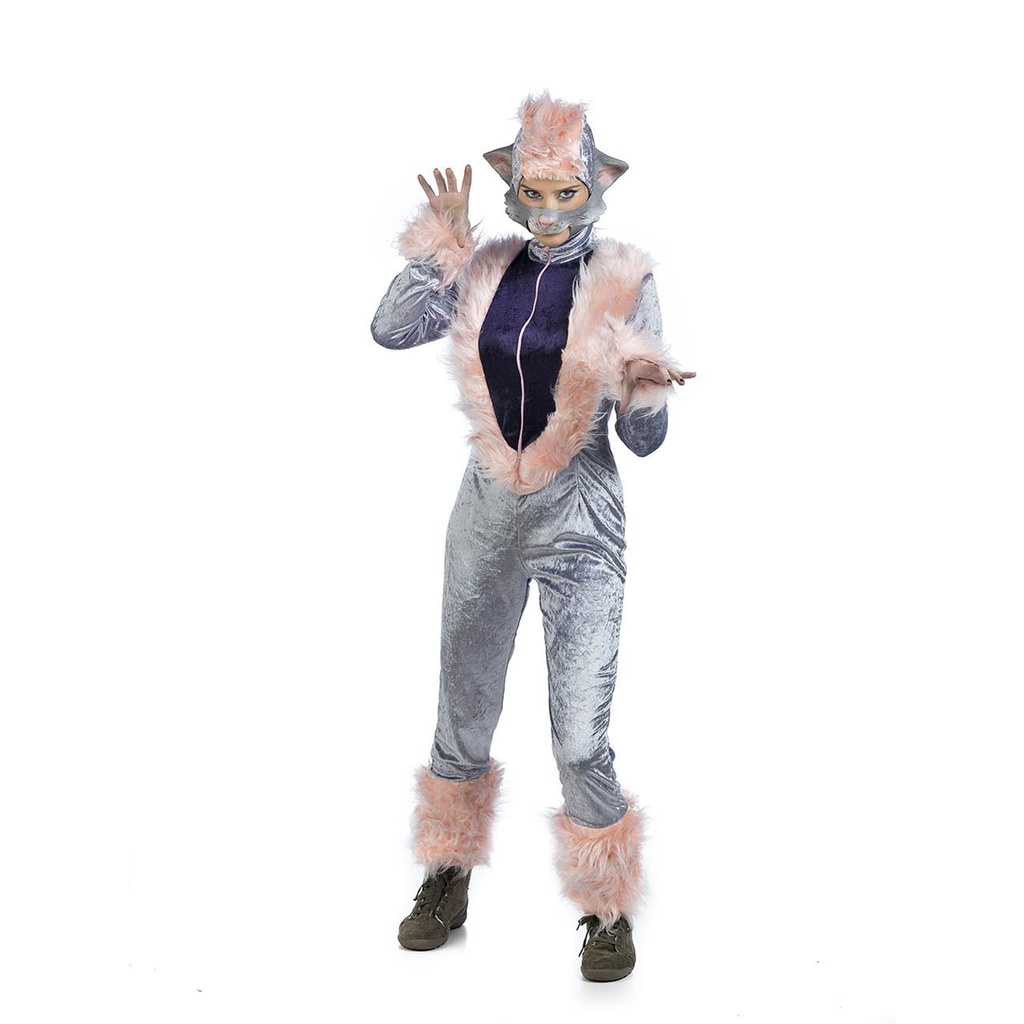 Disfraz Adulto Gatita Street(Mascara Incluida) - Talla L