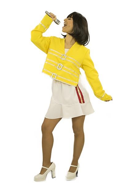 Disfraz Adulto 80'Rock Star Freddie Queen - Talla L