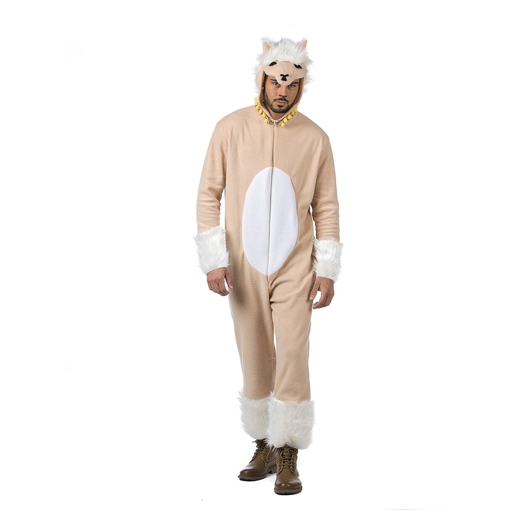 Disfraz Adulto Llama Peluche Hombre - Talla L