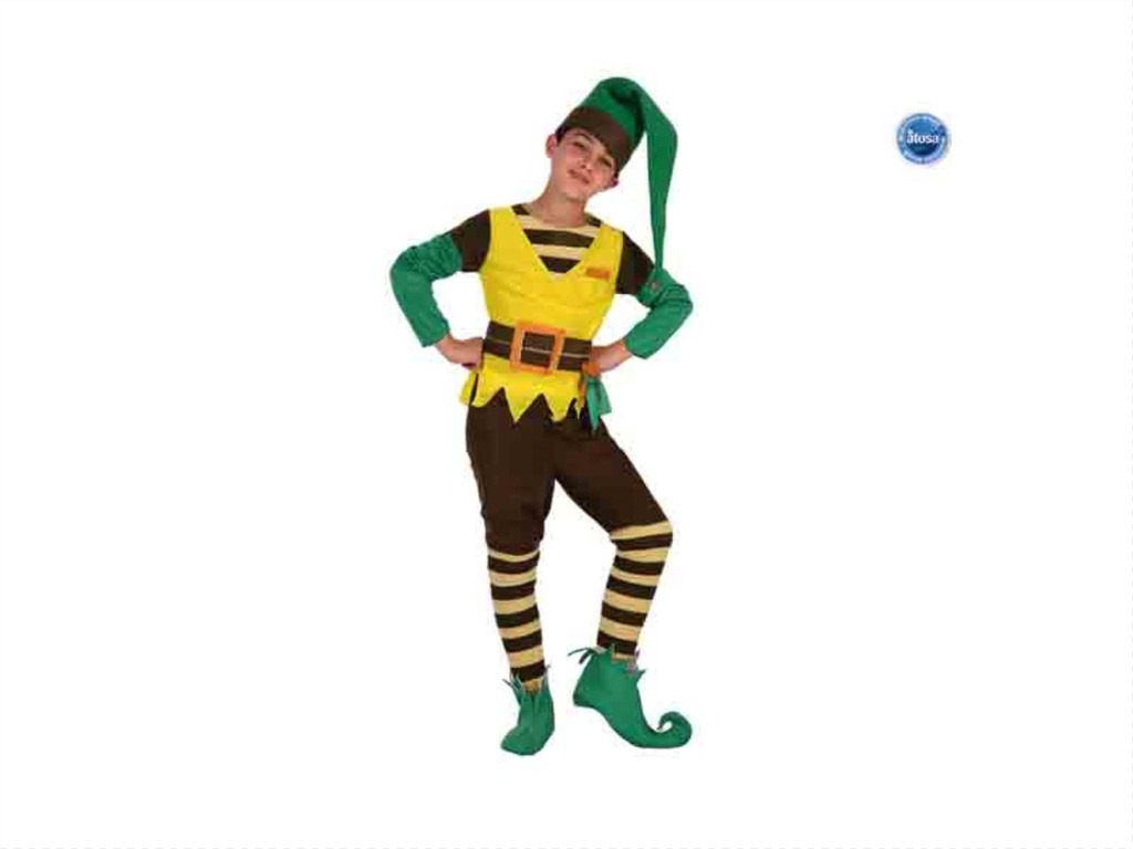 DISFRAZ INFANTIL DE DUENDE NIÑO TALLA 2 (5/6 AÑOS)