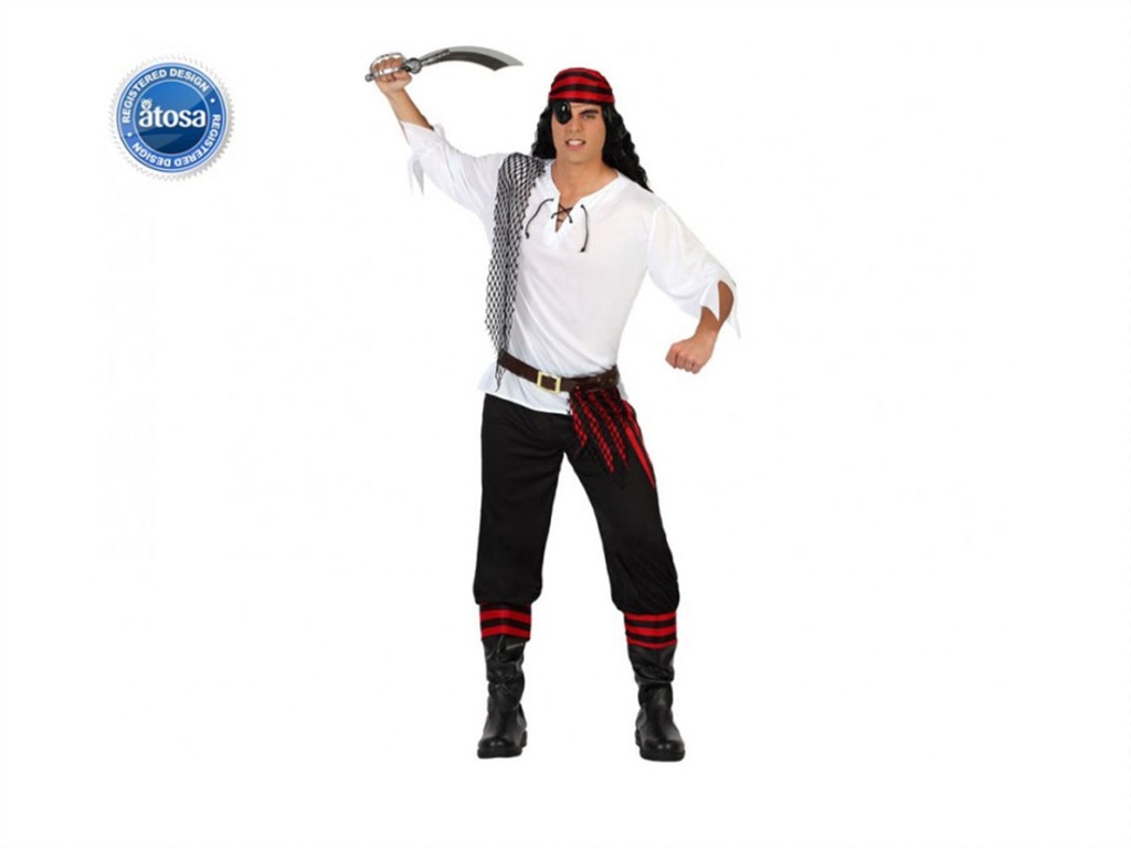 DISFRAZ ADULTO PIRATA HOMBRE TALLA M-L talla 3840