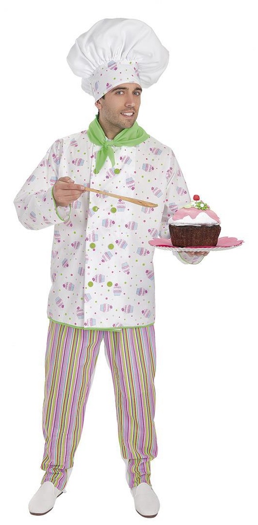 Disfraz Adulto  Pastelero    Talla L