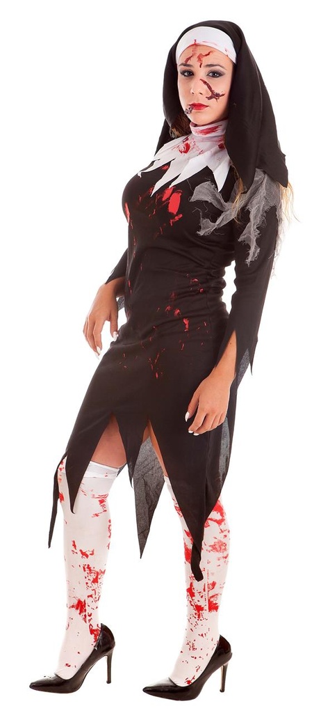 Disfraz Adulto  Monja Zombie Talla L