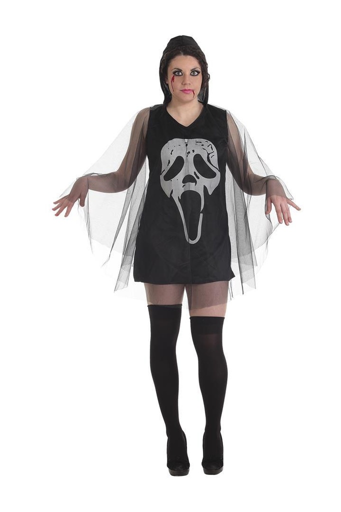 Disfraz Adulto  Vampira Vestido Terror Talla L