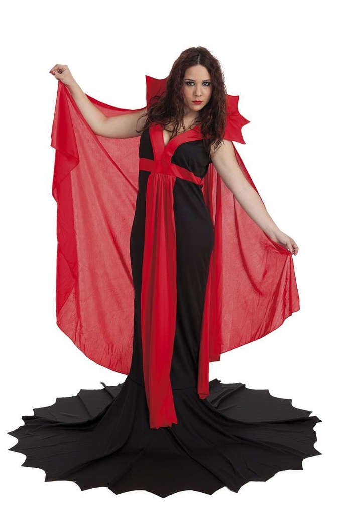 Disfraz Adulto  Vampira Glamour Talla L
