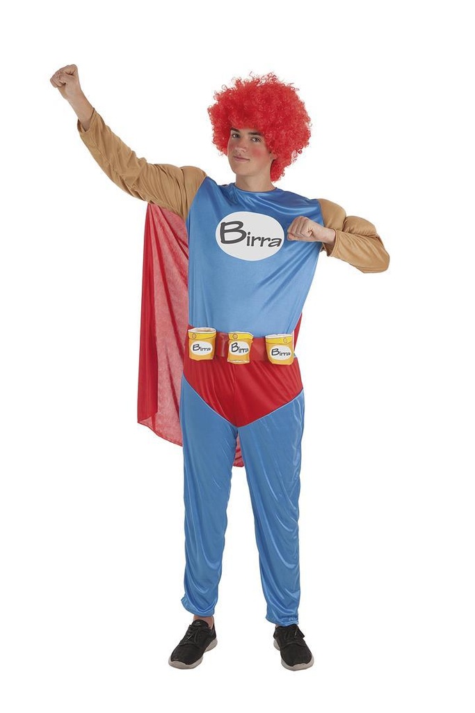 Disfraz Adulto  Superbirra Talla L