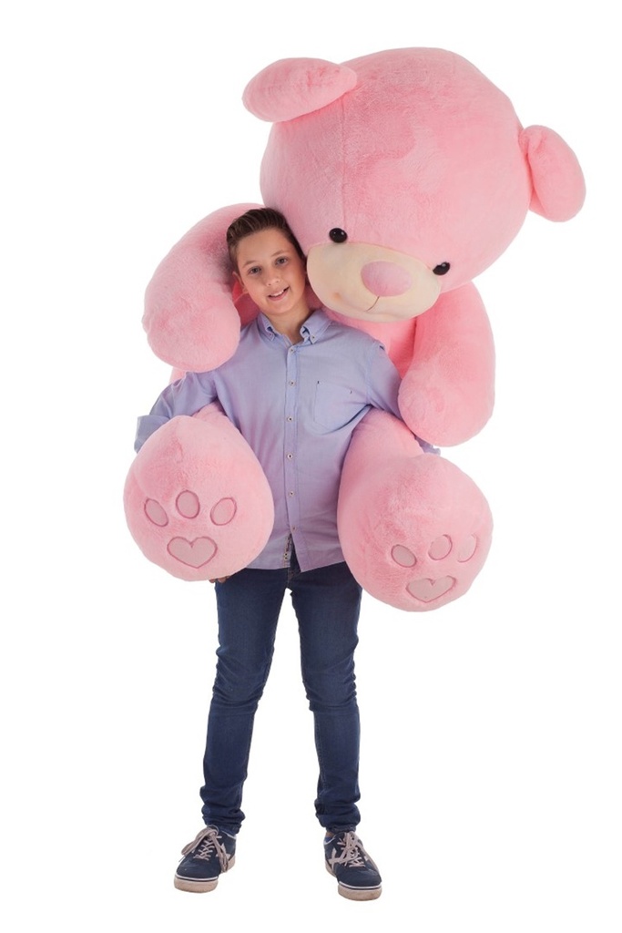 Peluche Oso Luis Rosa 120 Cm