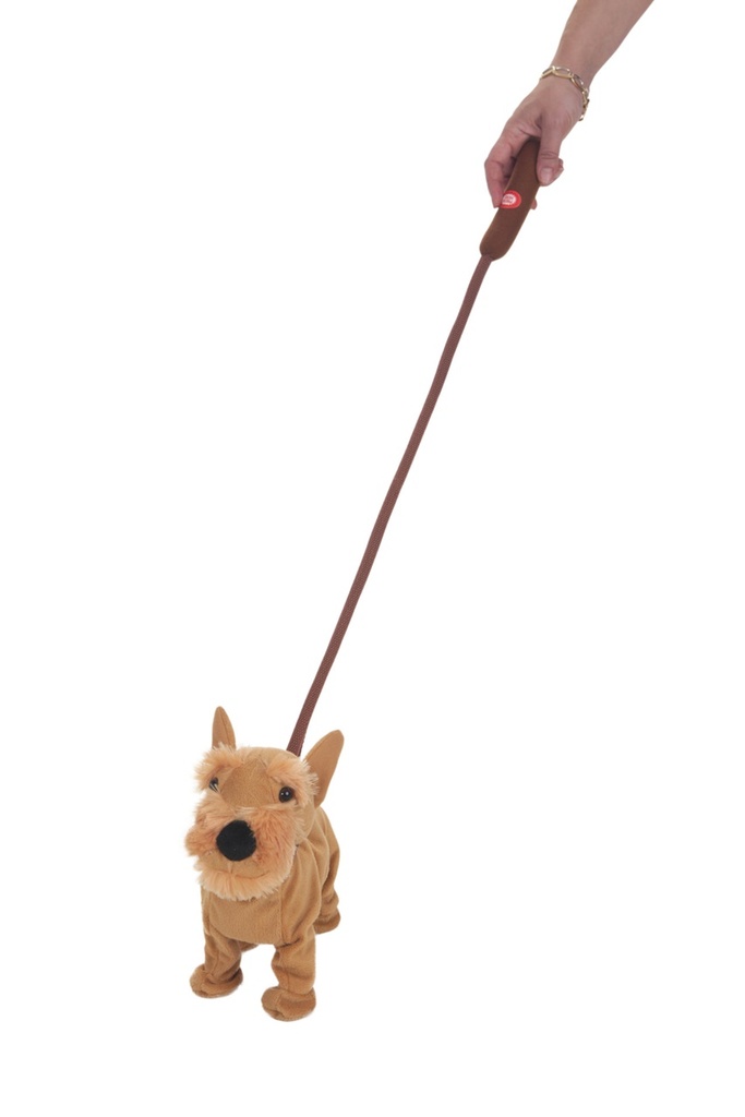 Perro Sale De Paseo 26 Cm, Anda Y Ladra (Con Pilas)
