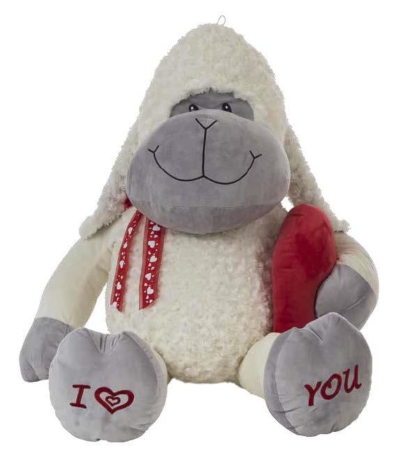 Peluche Oveja Amour con corazón 38 cm