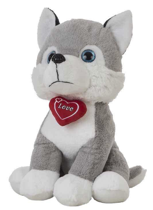 HUSKY CORAZÓN 48 CM