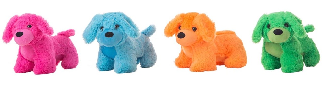 PERRITO LABRADOR 4 COLORES FLUOR 25 CM