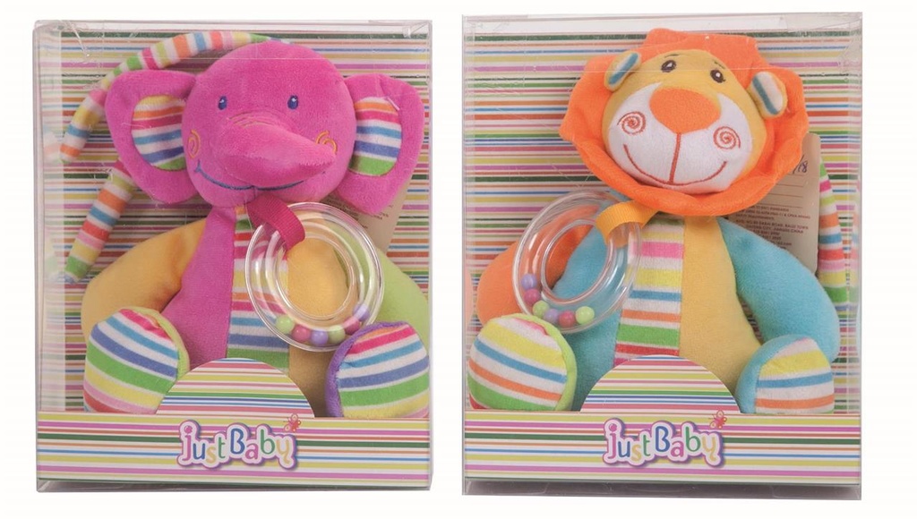Sonajero Elefante Y Leon 25Cm
