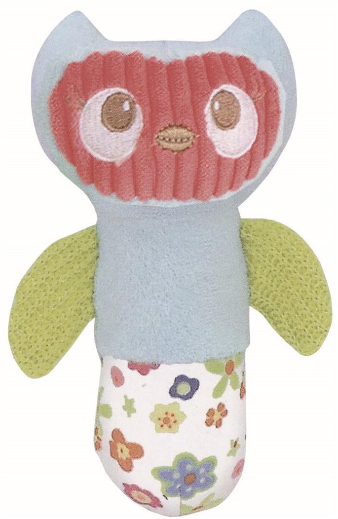 Sonajero Peluche Colección Buho 16 Cm