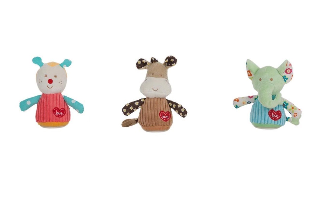 Muñequitos Ruedas Friccion 15 Cm 4 Surt.