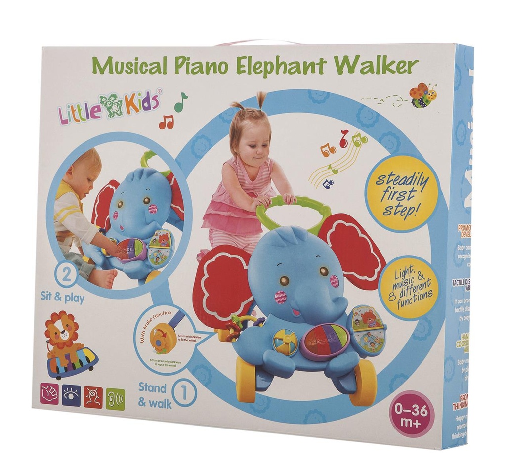Andador Activity Elefante 45X50X40Cm Musical-Luminoso