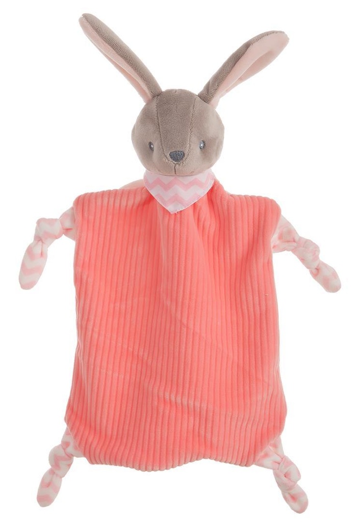 Dou-Dou Conejo Rosa Terciopelo 29X29 Cm