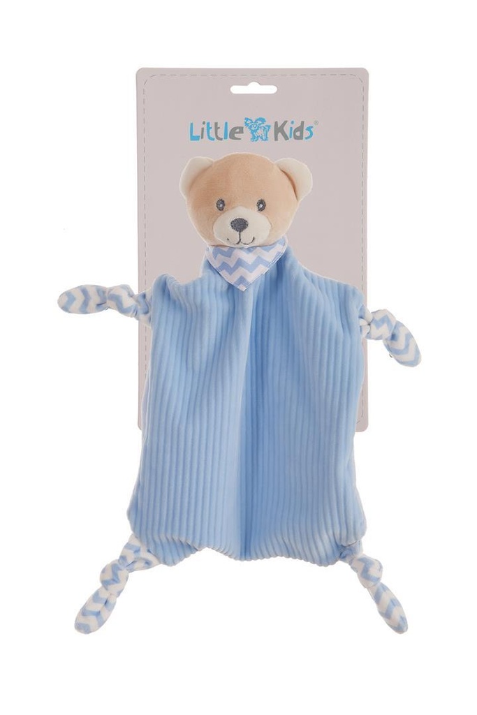 Dou-Dou Oso Azul Terciopelo 29X29 Cm