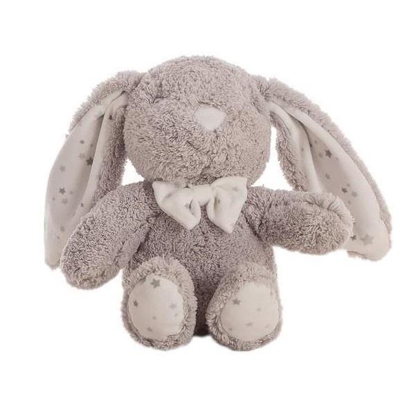 Conejito Rizo 22Cm Gris Caja
