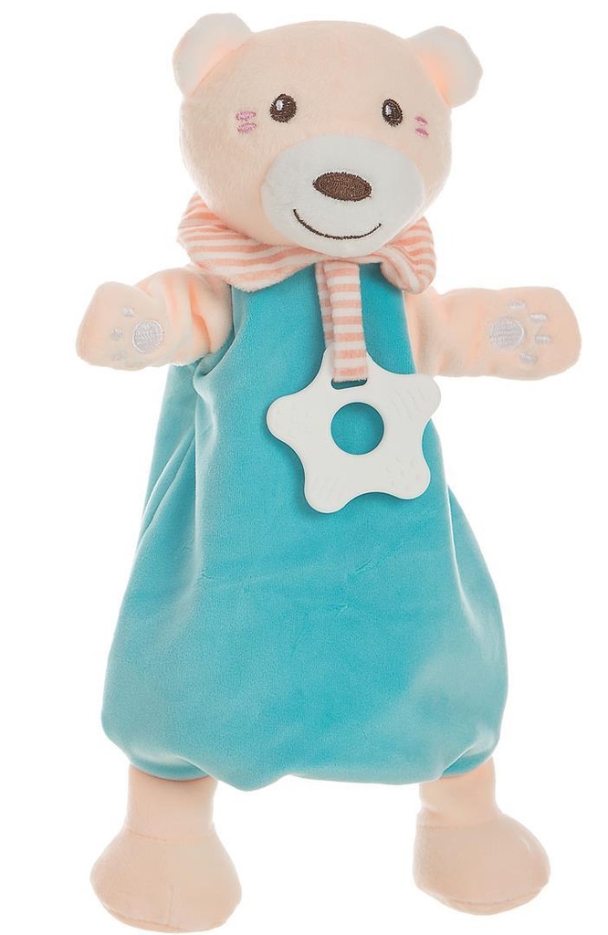 Marioneta Oso Sonajero/Mordedor 35 Cm