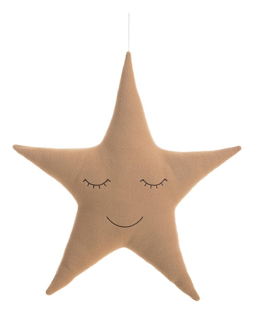COJÍN/PARACHOQUES ESTRELLA POLAR MARRÓN 51 X 51 CM