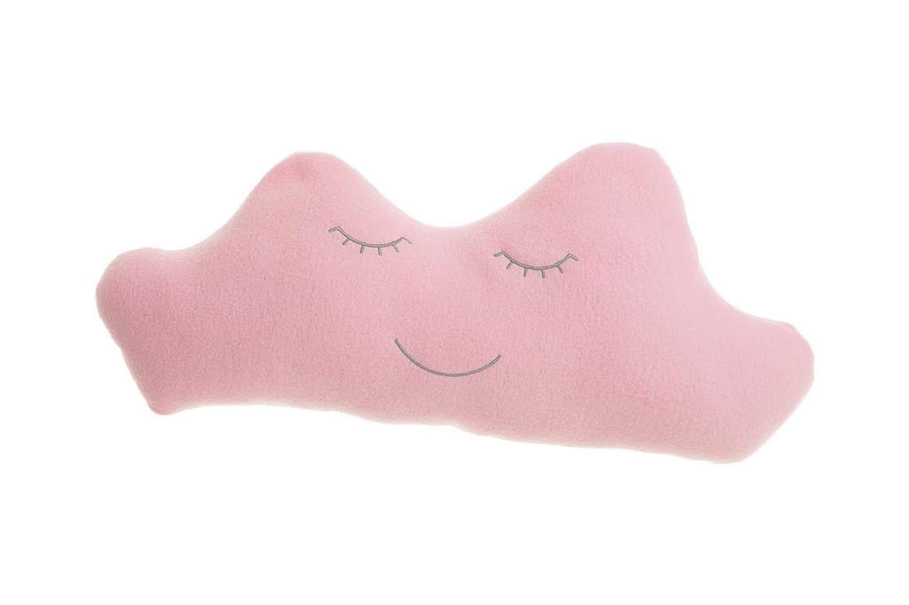COJÍN/PARACHOQUES CUNA NUBE ROSA 50 X24 CM