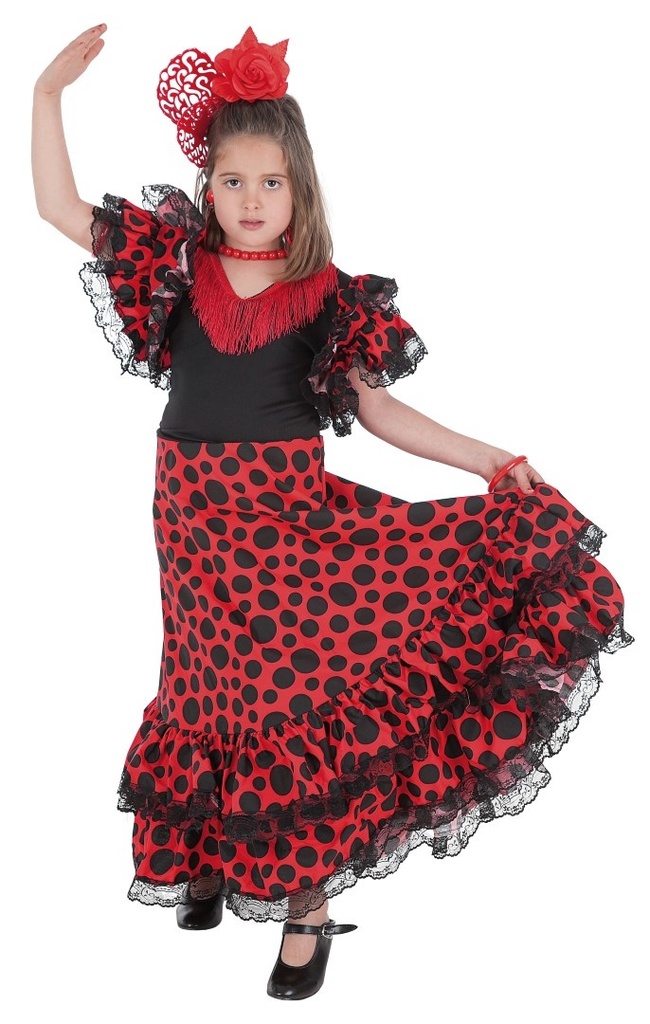 Disfraz Infantil Sevillana T-4 9-11 Años