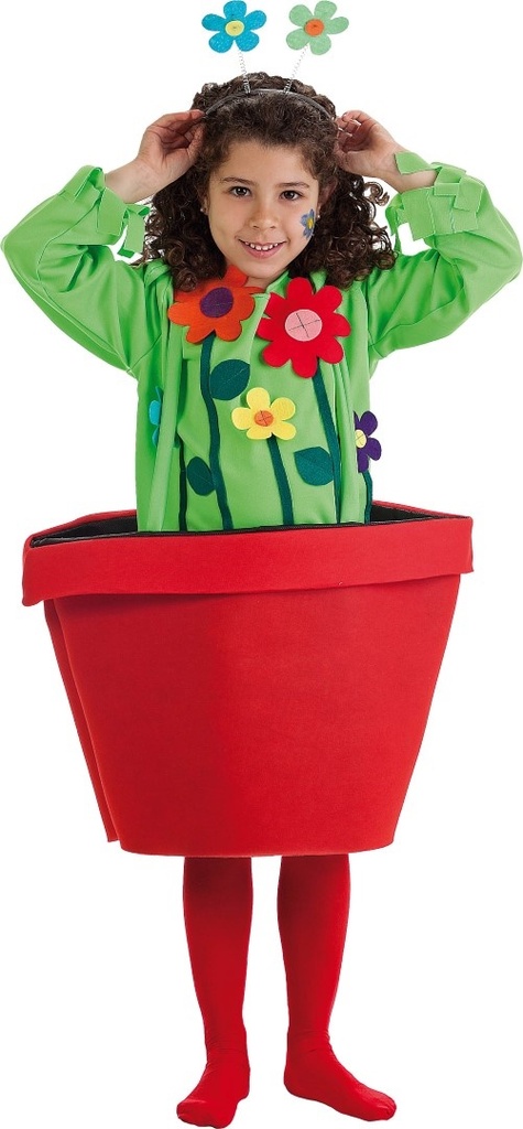 Disfraz Infantil Maceta Niña T-0 2-3 Años