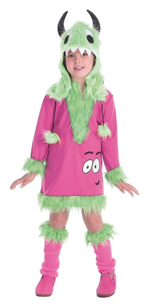 Disfraz Infantil Monster Verde Mimosa T-1 3-5 Años
