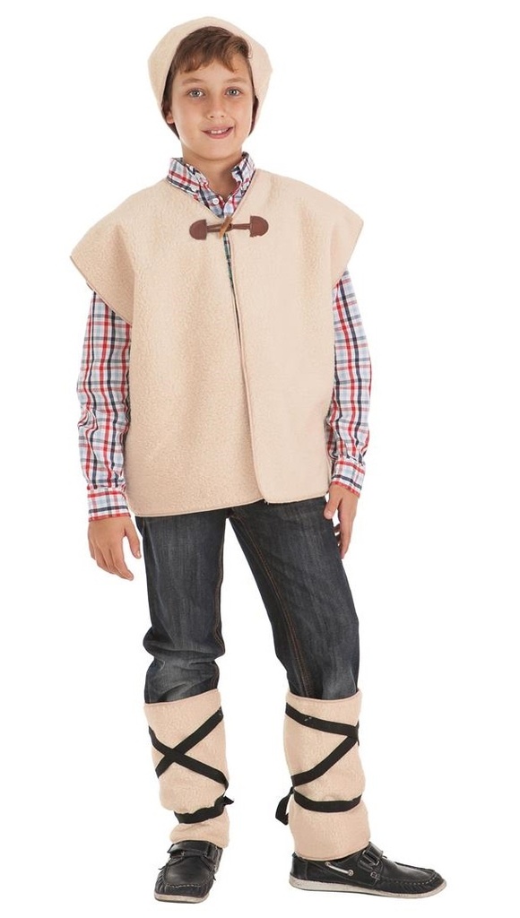 Disfraz Infantil Pastor Chaleco T-3 (7-9 Años)
