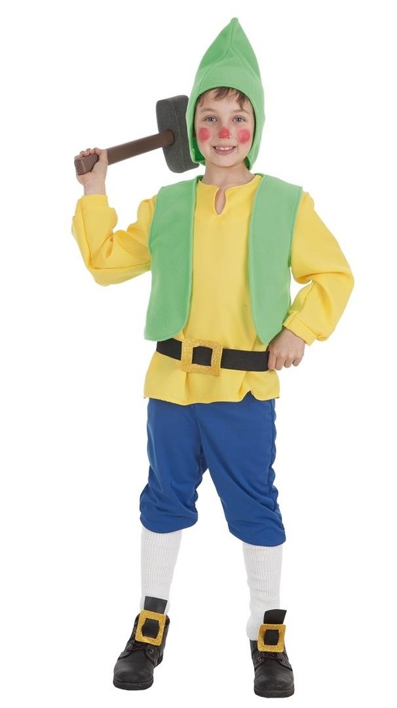 Disfraz Infantil Enanito Amarillo T-5 11-13 Años