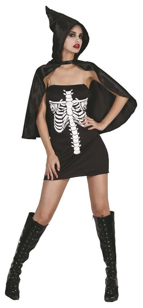Disfraz Adulto  Skeleta Sexy Talla L