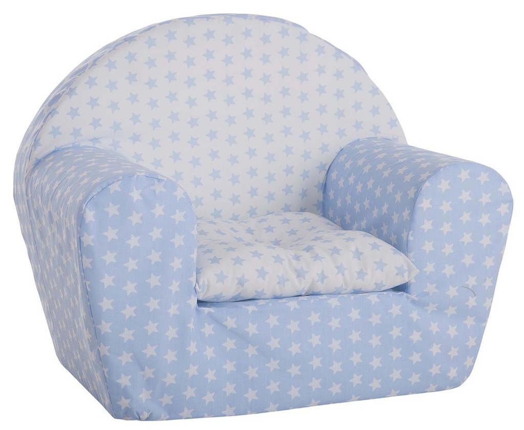 Sillon Azul Estrellas con Cojin 44X34X53 Cm