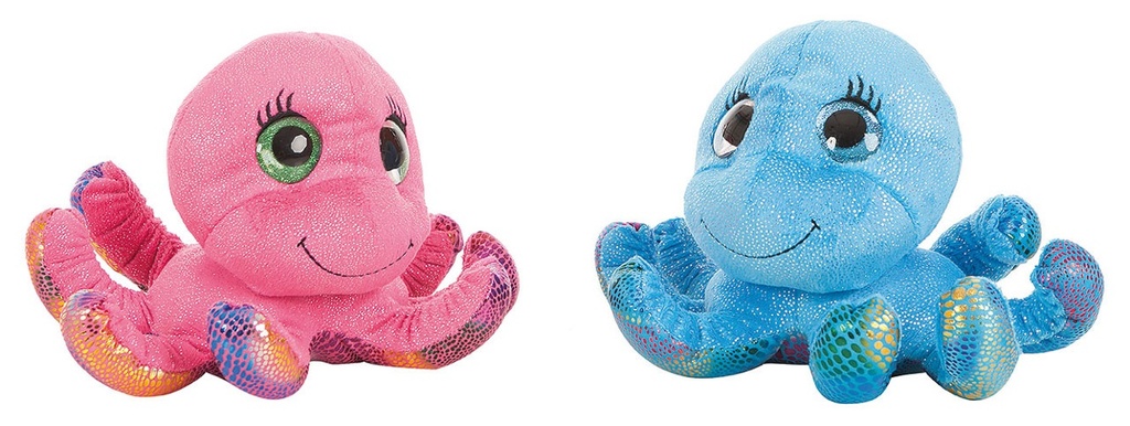 Peluche Pulpos Ojos Pestañas 35 Cm