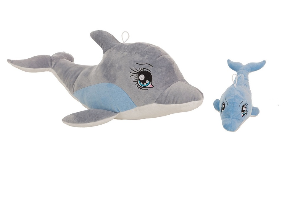 Peluche Delfin Azul 50 Cm
