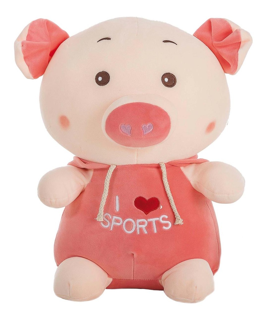 Cerdito Extrasuave 3 Col. Surt. 42 Cm