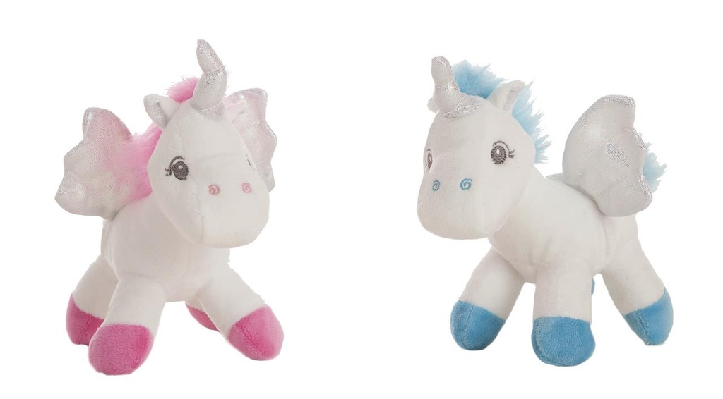 Unicornio 20 Cm 2 Col. Rosa/Azul