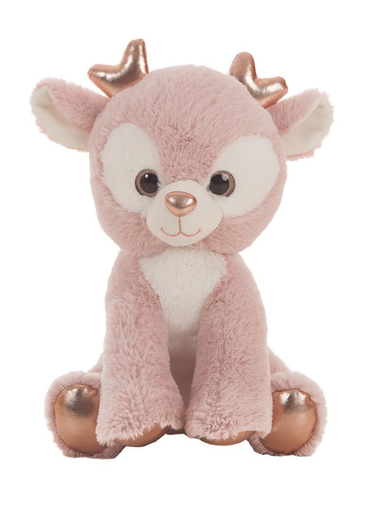 Peluche Reno Rosa 28 Cm