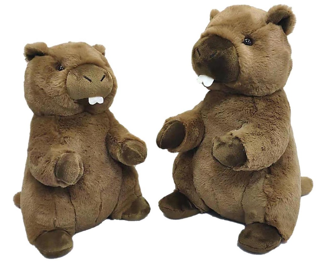 MARMOTTE BRUNE 18CM.