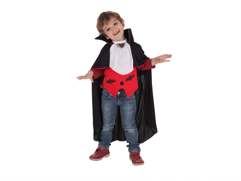 Disfraz Infantil Vampiro Murciélagos T-L (10 A 12 Años)