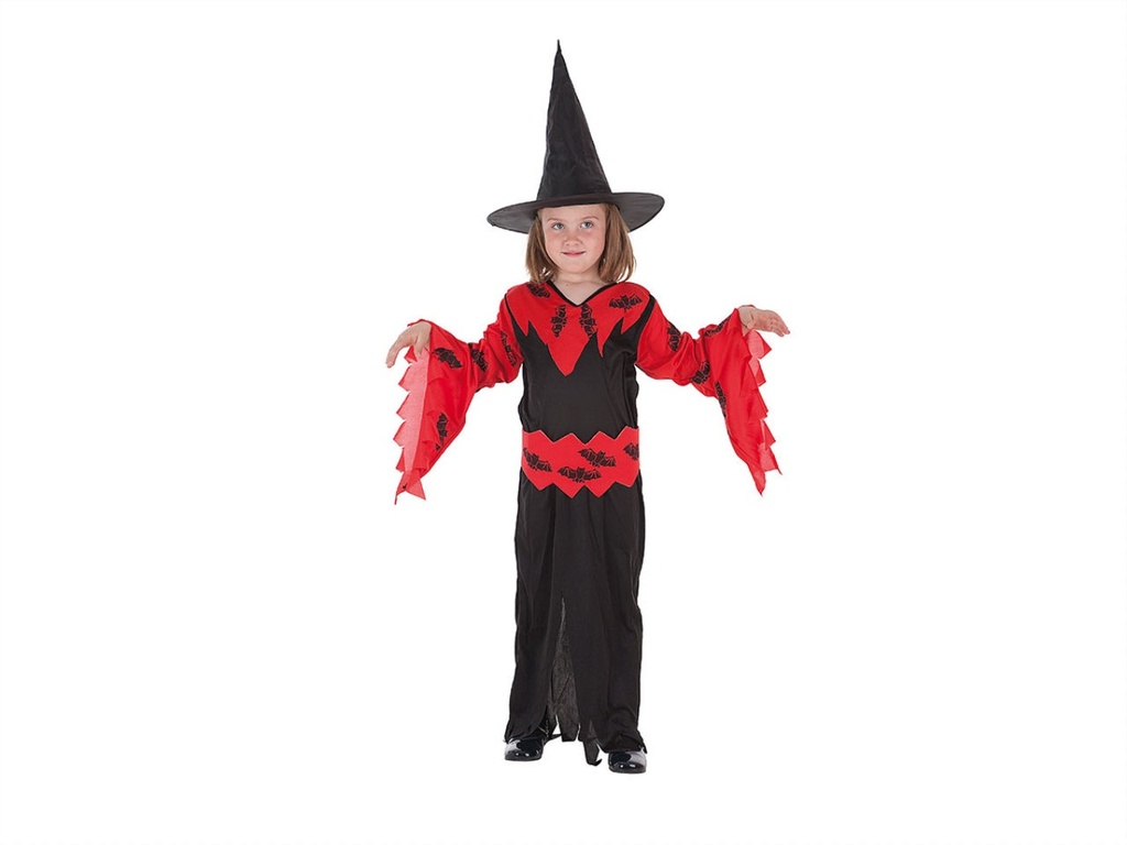 Disfraz Infantil Vampira Murciélagos T-S 3-6 Años